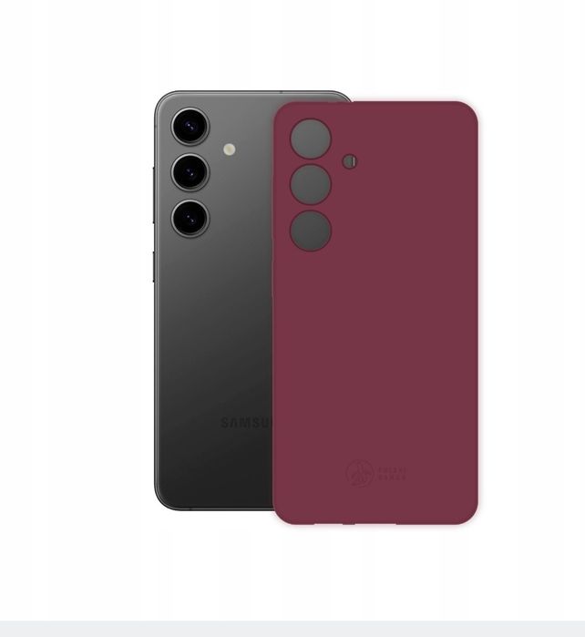 Etui silikonowe wiśniowe Matowe do Samsung Galaxy S24