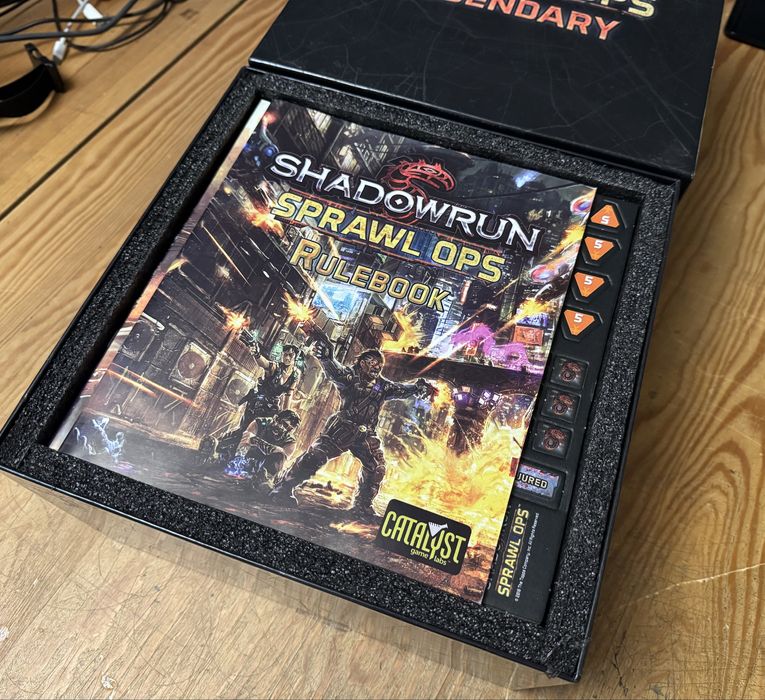 Shadowrun Sprawl Ops Legendary edition. Wersja GB
