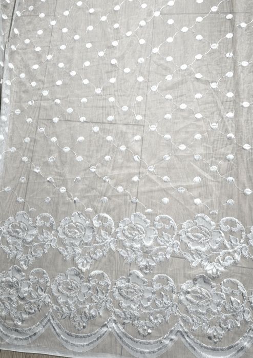 Firanka na duże okno