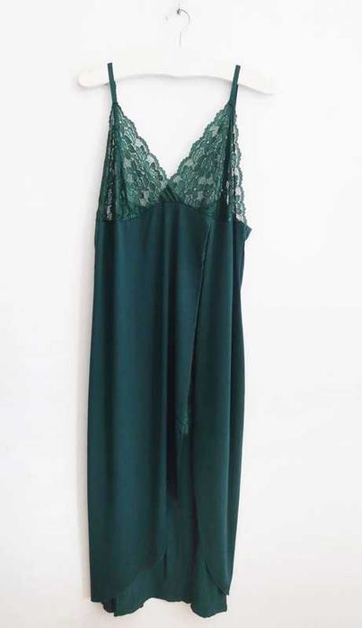 Butelkowa koszula nocna nowa bez metki 46 48