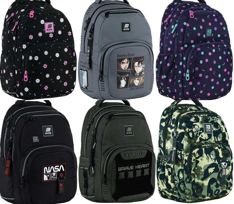 Рюкзак Kite Education teens 903L 8001L пенал пляшка