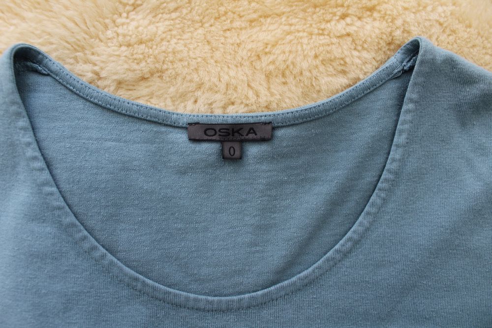 Дизайнерська,оригінальна сукня OSKA конопляна тканина