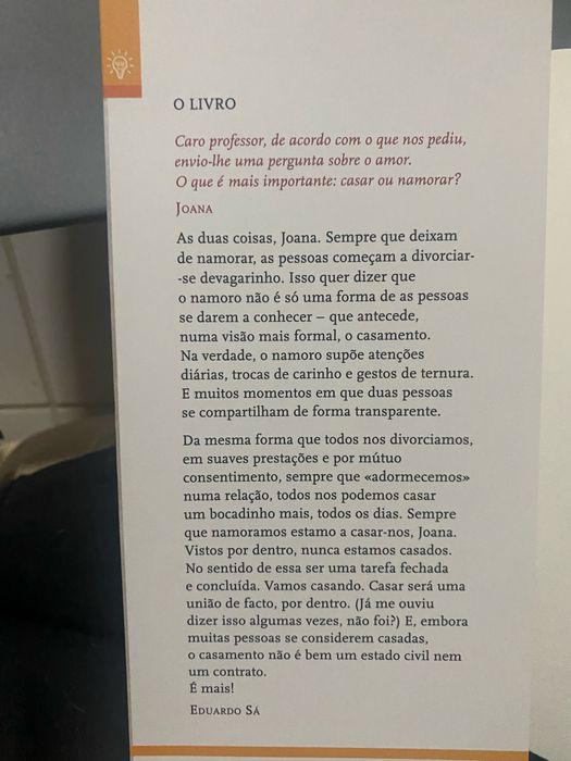 Livro de Efuardo Sá “Nunca se Perde Uma Paixão”