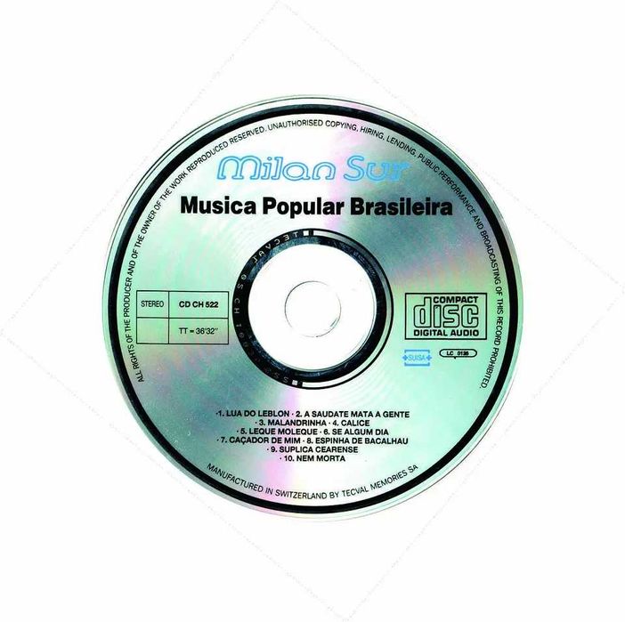 MPB - Musica Pop. Brasileira - CD 1990 - RARE - Bossa Nova - N MINT