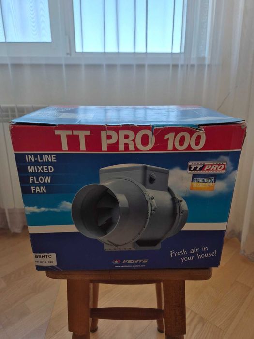 Новый канальный вентилятор Вентс ТТ ПРО 100 (Vents TT Pro 100)