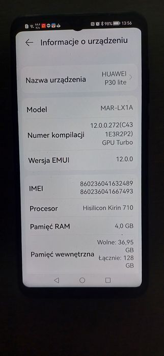 Huawei P30 czarny