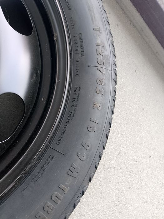 Koło dojazdowe zapas Peugeot Citroen 16 4x108