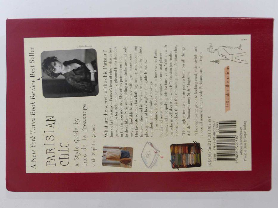 Livro Parisian Chic - A Style Guide by Ines de la Fressange