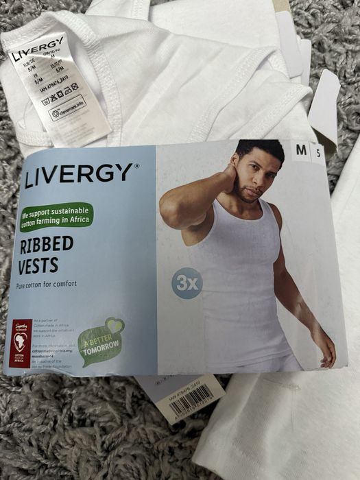 3pak koszulek na ramiaczka meskie rozmiar M