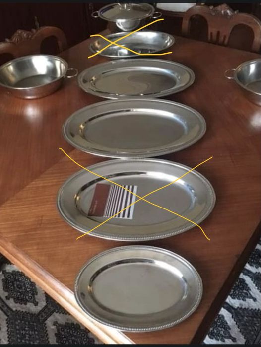 Serviço de mesa de grande qualidade, inox 18/10 de Guy Degrenne, 9pc