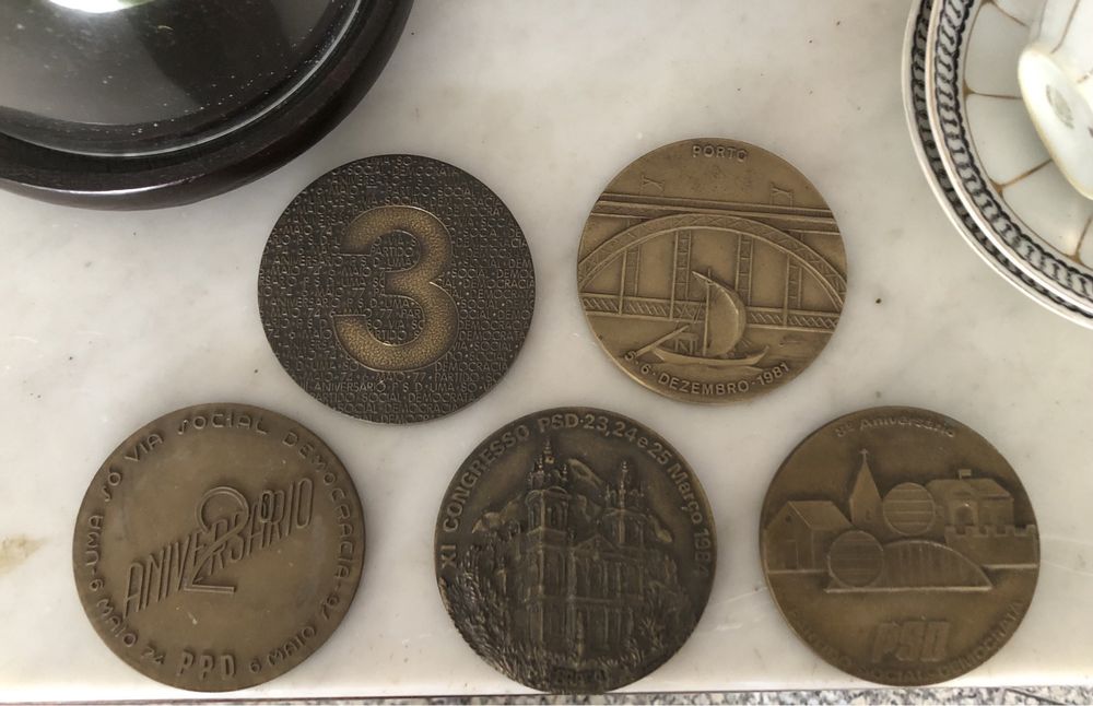 Medalhas comemorativas do PSD