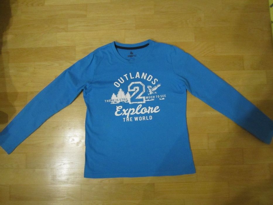 2 bluzy chłopiece rom. 146cm