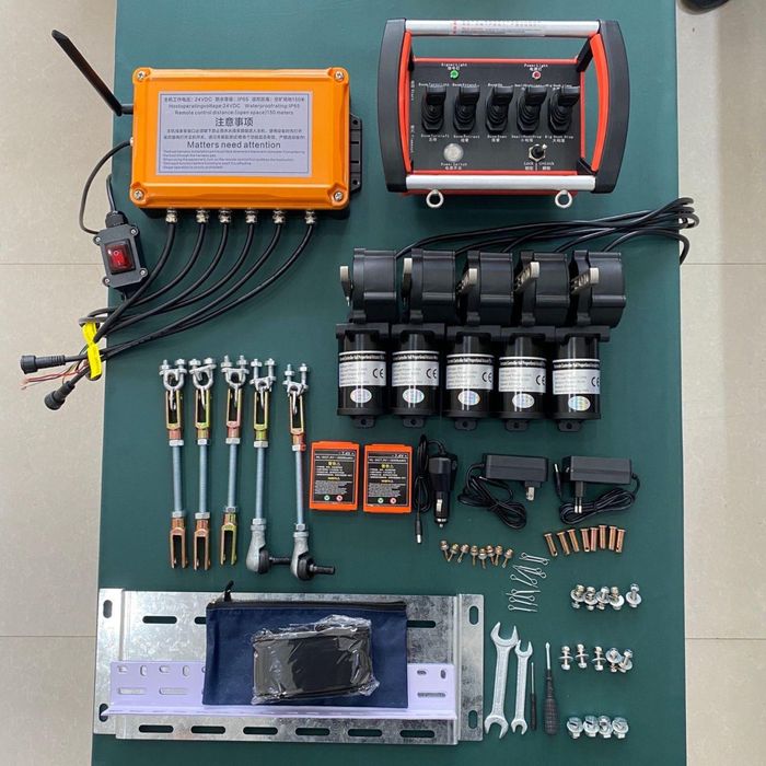 RÁDIOCOMANDO NOVO Kit Completo de 4,5,6 Canais Para Gruas Manuais ###OPORTUNIDADE###