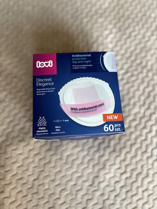 Wkładki laktacyjne LOVI białe antybakteryjne