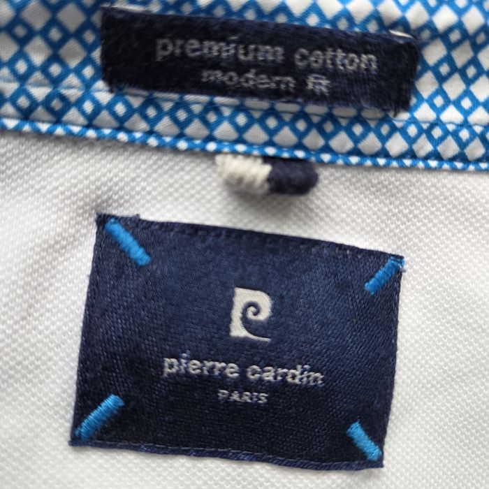 Koszulka męska polo marki Pierre Cardin biała rozmiar M