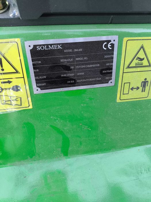 Destroçador mini giratória Solmek de 60