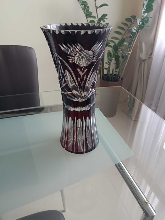 Wazon - kryształ z PRL-u