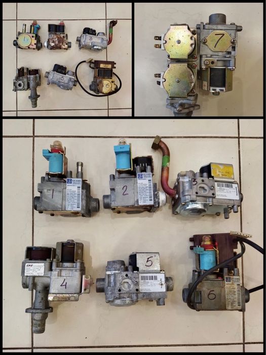 Газовий клапан .Вентилятор (турбіна). Циркуляційний насос бу