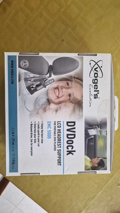 Leito de DVD para ver no carro com suporte de cabeceira