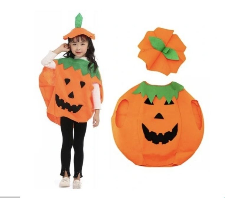 Strój dyni 98-116 przebranie Halloween