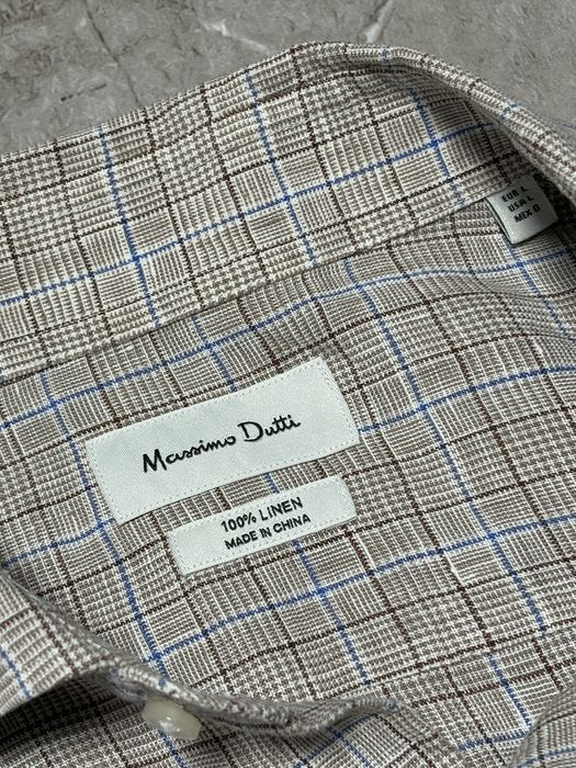 Лляна сорочка Massimo Dutti (оригінал)