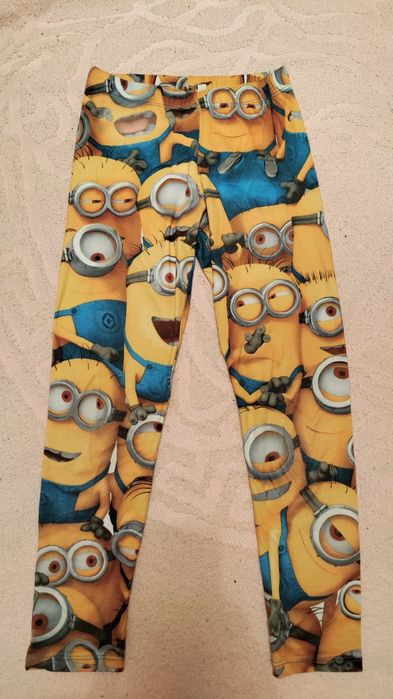 Лосины с миньонами на 7-8 лет