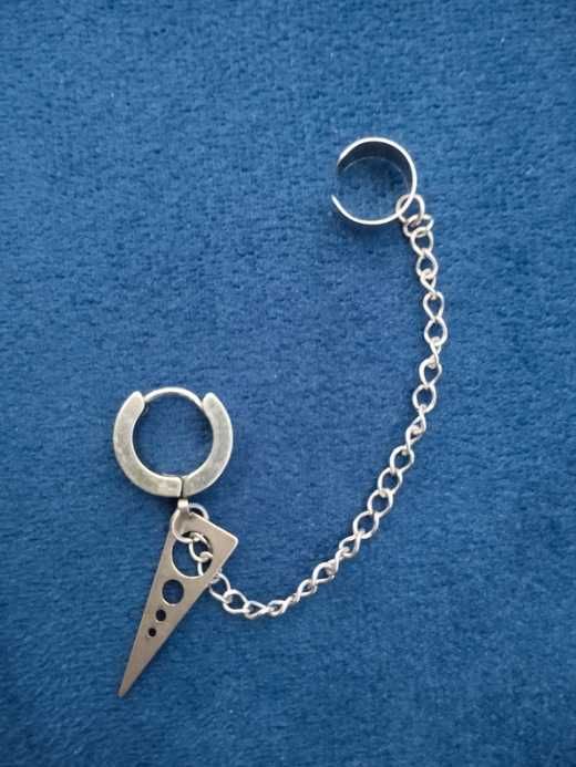 Kolczyk z klipsem na chrząstkę