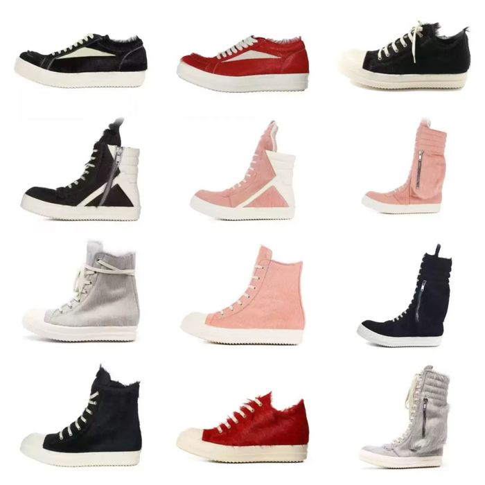 Rick Owens/Geobasket/Ramones/Drkshdw/Megalace/Vans/Turbowpn/Abstract/