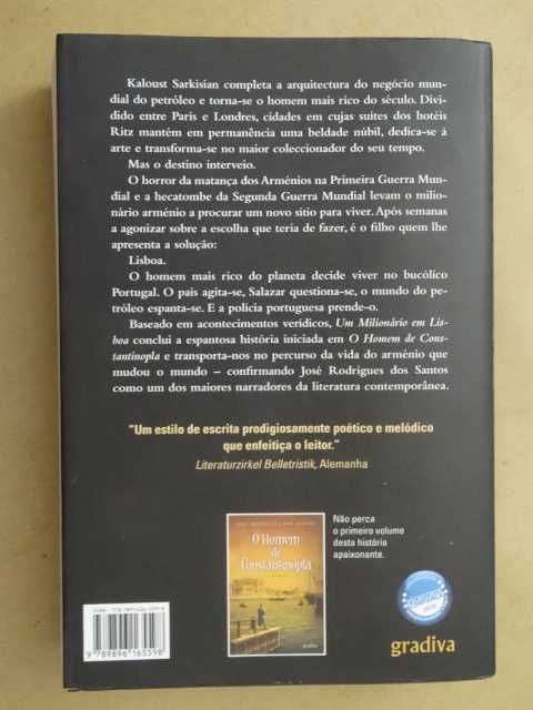 Um Milionário em Lisboa de José Rodrigues dos Santos - 1ª Edição
