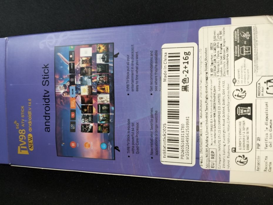Stick android TV