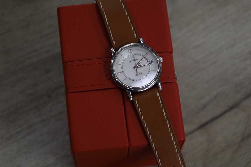 Elegancki zegarek Omega Deville Prestige 196.2532 quartz