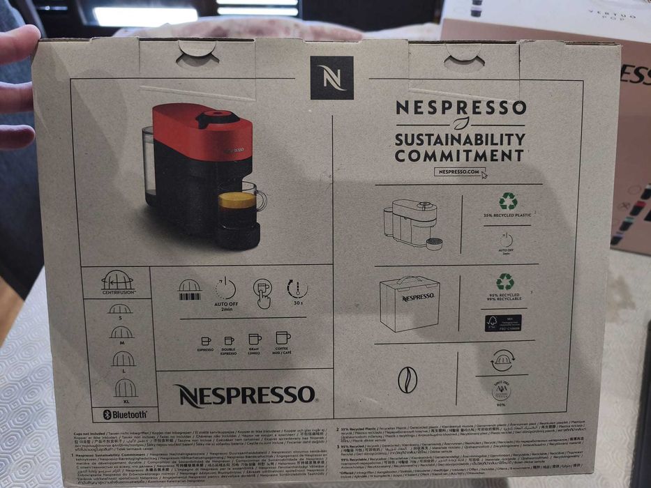 Máquina Nespresso Vertuo Pop cor Branca