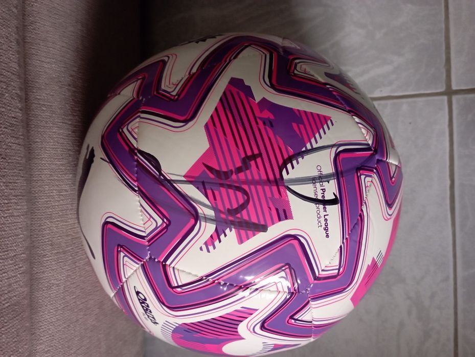 Autographed Puma Premier League 25/26 Ball by Diogo Dalot