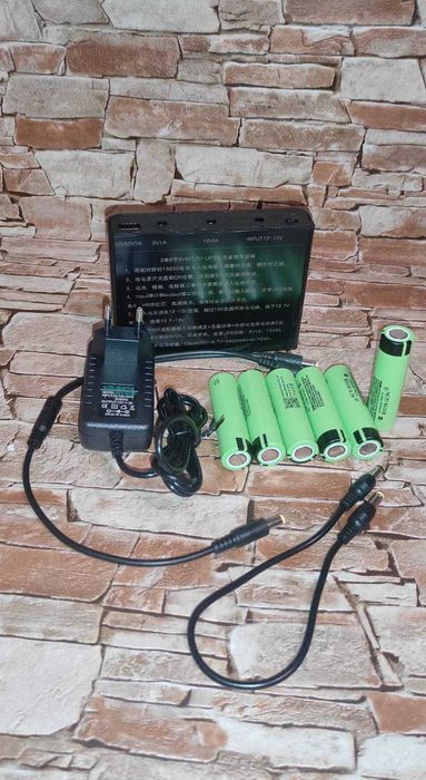 ДБЖ UPS для роутера / Безперебійник 5V/9V/12V / 6 акумуляторів 18650