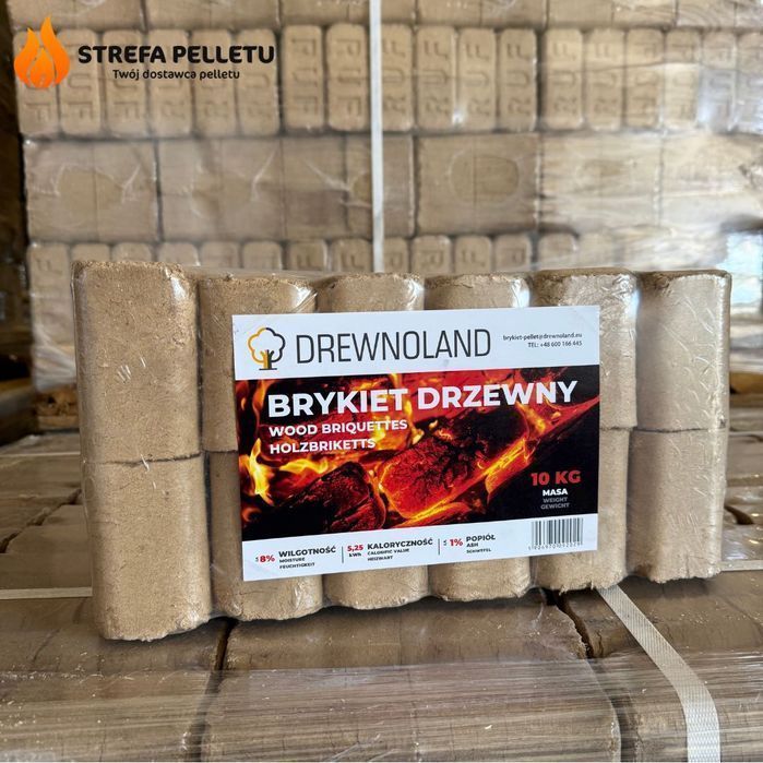 Brykiet drzewny ruf PREMIUM kostka liściasty-dębowy