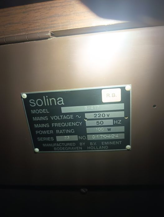 Organy SOLINA b-417