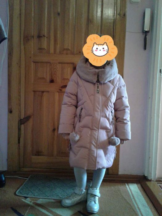 Зимове пальто для дівчинки