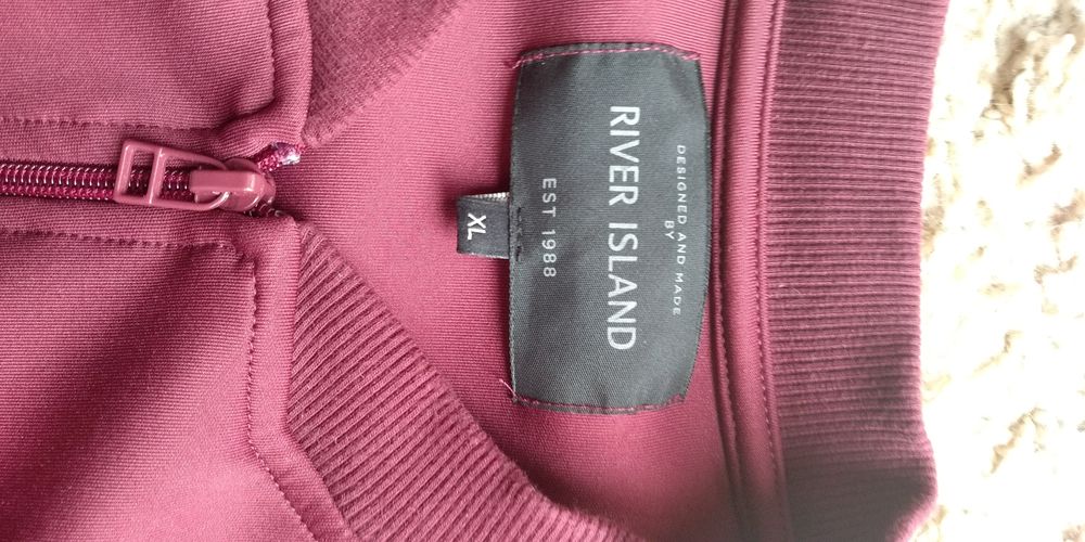 Мужская кофта бомбер RIVER ISLAND размер XL