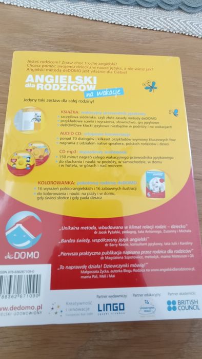 Angielski dla rodziców na wakacje