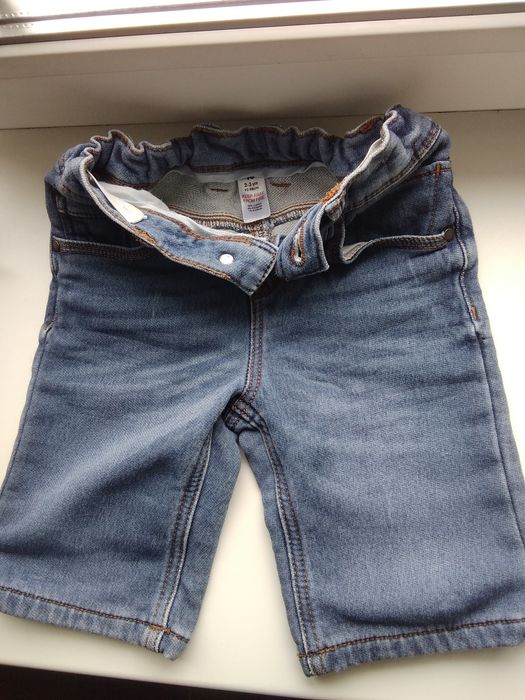 Шорти рубашка джинс 92-98см 110см.Denim Primark Tu