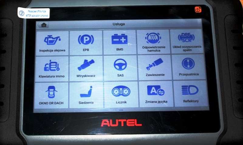 Autel MaxiPRO MP808S-TS TPMS tester diagnostyczny j,pl aktualizacja