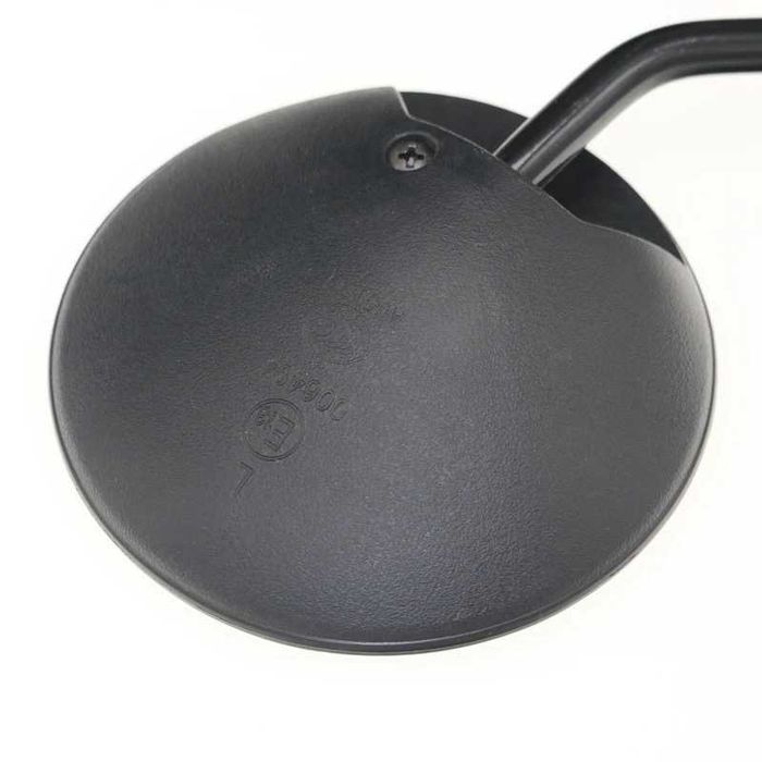 Par espelhos homologados haste redondos 10 cm M10 plástico PRETO moto