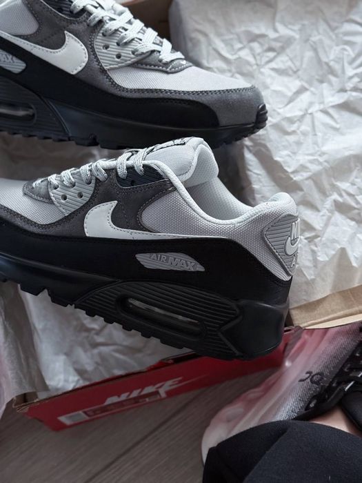 Топ Якість! Nike Air Max 90 Anthracite Light Smoke Grey Кросівки Аір Макс 90