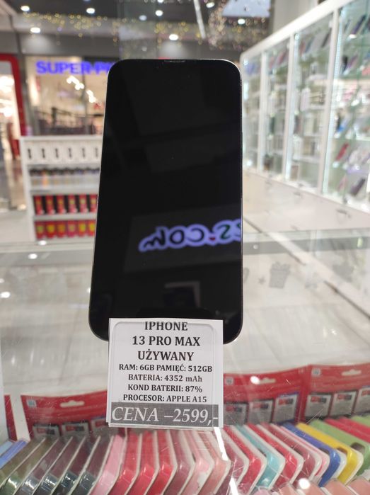 Iphone 13 Pro Max 512GB Bat 87% Telakces Felicity *Raty 0%*