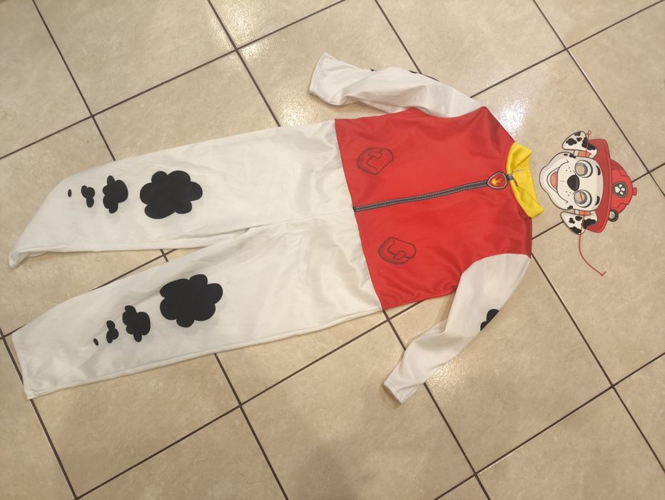 Kostium strój przebranie na bal karnawał psi patrol Marshall 110 116