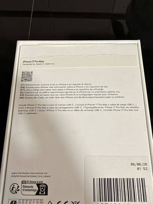 Ipone 17 Pro Max 1Tb.Mb com garantia