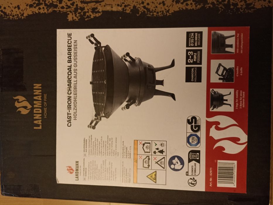 Grill Żeliwny Beczułka Classic - nowy
