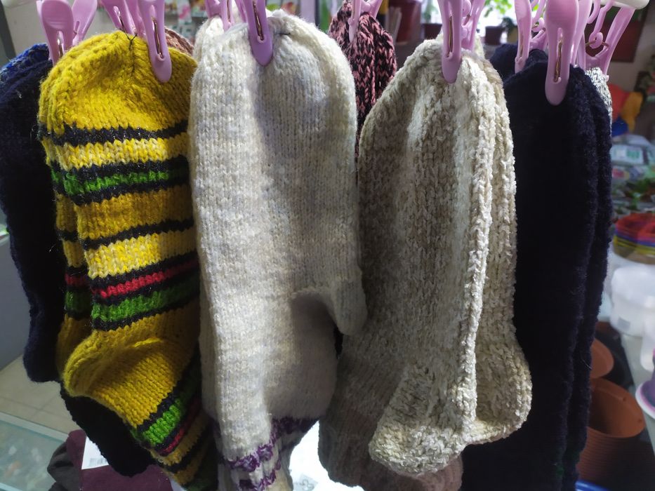 Вязанные носки новые