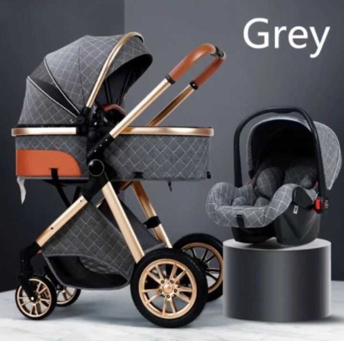 Carrinho de bebé 3 EM 1 Trio FÁCIL DE DOBRAR
