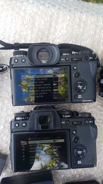Fujifilm XT2 XT3 з об'єктивами